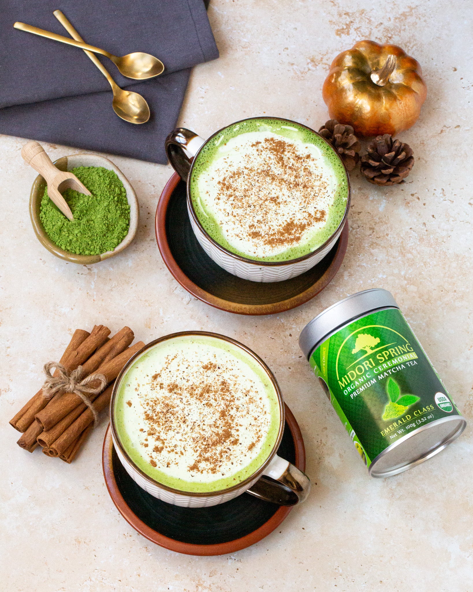Festive Matcha Latte – Midori Spring