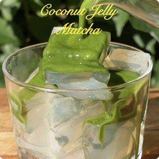 Coconut Jelly Matcha: A Cool, Playful Matcha Drink