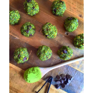 Midori Spring COCONUT MATCHA POWER BALLS Recipe