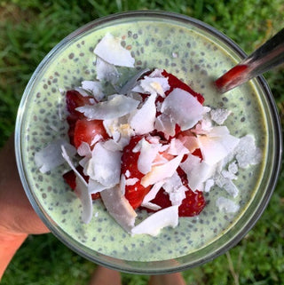 Midori Spring MATCHA VANILLA CHIA PUDDING Recipe