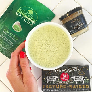 Midori Spring BUTTERY MATCHA LATTE Recipe