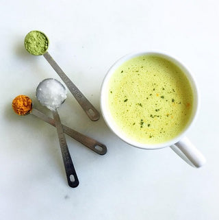 Midori Spring MATCHA TURMERIC TEA LATTE Recipe