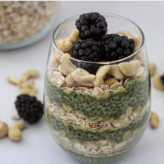 Midori Spring VEGAN MATCHA CHIA w/RAW OATS Recipe