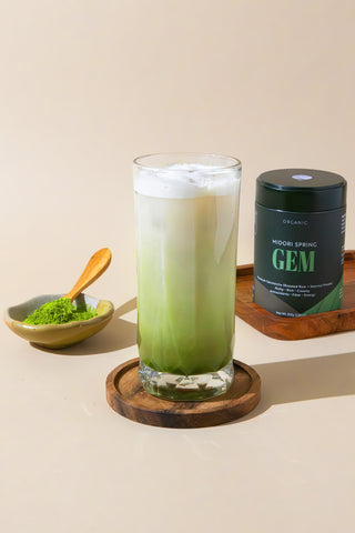 GEM - Premiere Organic Genmaicha | Roasted Rice Matcha Blend