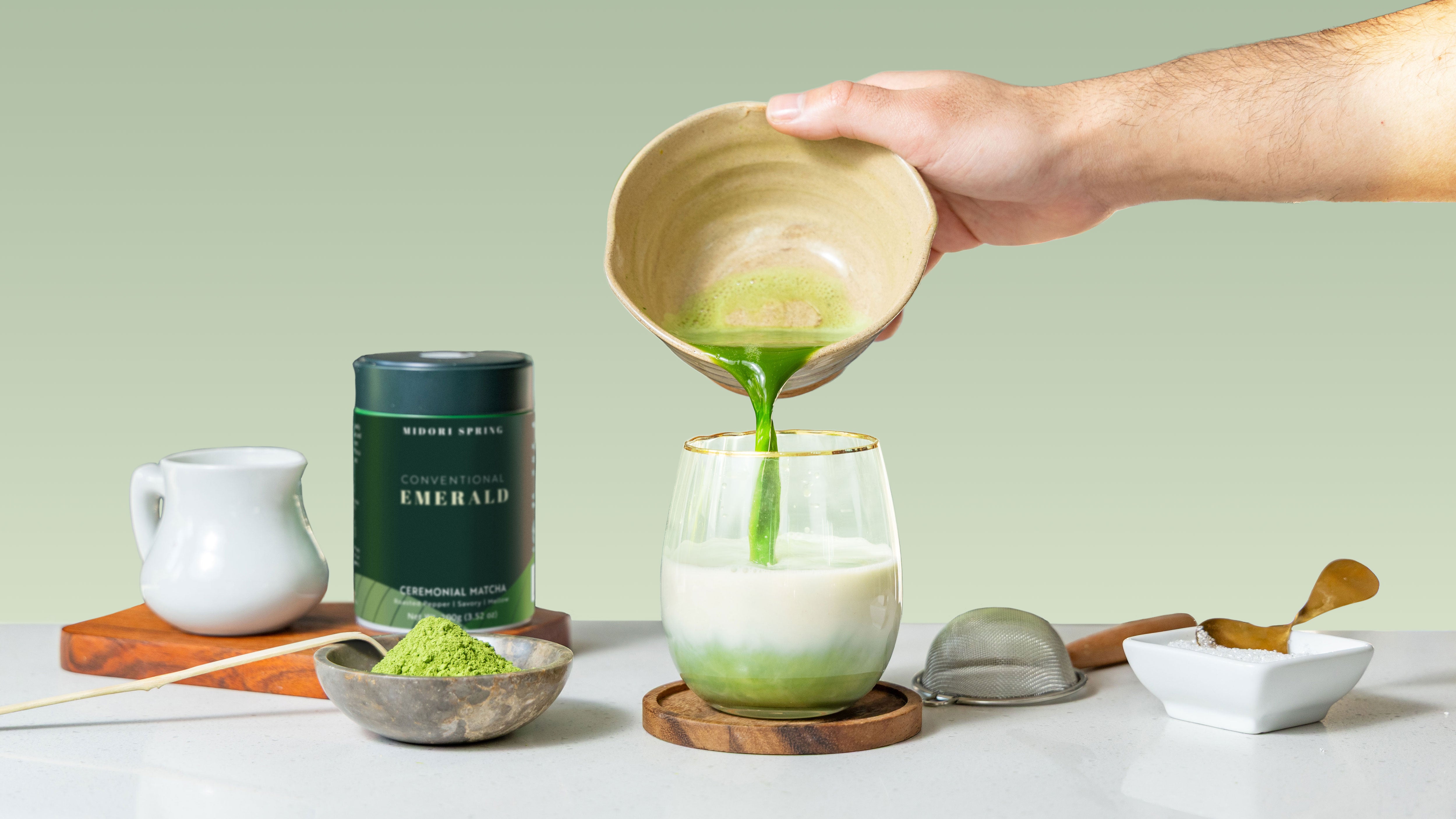 Ceremonial Matcha Emerald 100g (Non Organic) – Midori Spring